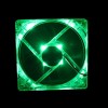 Generic Case Fan 12cm GREEN LED 3-Pin Connector + Screws
