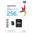 Adata 256GB Premier Micro SDXC Card With SD Adapter UHS-I Class 10 With A1 App Performance