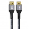 PREVO DP14-2M Display Port Male to Display Port Male Braided High Performance Cable - 2.0m