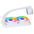 CiT Pro Glacier 240 mm ARGB AIO Intel / AMD CPU Liquid - Water Cooler - WHITE