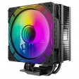 GameMax Ice Force Black CPU Cooler With 120mm PWM ARGB Infinity Fan 4 x 6mm Heat Pipes TDP 200W