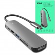 Prevo C605A USB Type-C 6-In-1 Hub / Station with HDMI & Multiple Connections