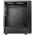 CiT Phantom XL Black E-ATX Gaming Case with Crinkled Metal Mesh Front Tinted Tempered Glass Side 6 x Inner-Ring ARGB Fans 6-Port Hub