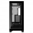 CiT Pro Diamond XR Black Mid-Tower Gaming Case with 4mm Tempered Glass Panels and 7 x CiT Celsius Dual-Ring Infinity Fans