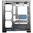 CiT Pro Diamond XR Black Mid-Tower Gaming Case with 4mm Tempered Glass Panels and 7 x CiT Celsius Dual-Ring Infinity Fans