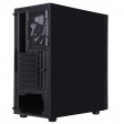 CiT Silent ES PC Gaming Mid Tower PC Case with 2 x 120mm PWM Cooling Fans & Sound Dampening