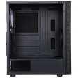 CiT Silent ES PC Gaming Mid Tower PC Case with 2 x 120mm PWM Cooling Fans & Sound Dampening