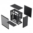 GameMax Spark Pro Mid Tower Dual Tempered Glass Black PC Cube Gaming Case