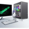 GameMax Spark Pro Mid Tower Dual Tempered Glass Black PC Cube Gaming Case