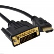 PromoValue HDMI - DVI-D 24+1 Pin Connection Cable 2 Metre Length - CDLDV-302