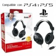 Genius HS-M505X Luxury Noise Cancelling 3.5mm Headset with In-Line Microphone 