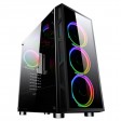 Game Max Kage Midi Tempered Glass inc Spectrum RGB Hub 3 Pin AURA - No Fans