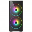 GameMax Sniper 2x ARGB 20cm Fans 1x 12cm ARGB Fan Hub TG Front and Side Windowed Gaming Case