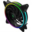GameMax Razor 12cm Rainbow ARGB Fan RTB 3pin M&F Aura Header 3pin / 4pin Power