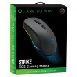 Game Max Strike RGB Gaming Mouse, Optical, 1200-3200dpi, 7 Buttons, Wired, USB