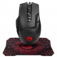Marvo Scorpion M355 USB 7 Colour LED Black Programmable Gaming Mouse with G1 Small Gaming Mouse Pad Gaming Bundle