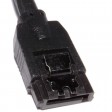 Digitalpromo SATA III Cable 6Gbps Locking Plug to Plug High Speed Cable - 45cm - Black