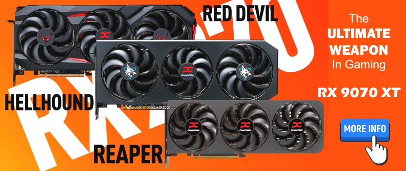 PowerColor RX 9070 XT Graphic Cards